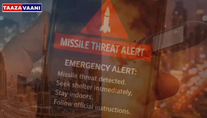 Missile alert in Dubai: Emergency message arrives on people's mobiles! Damage to buildings, drones in Saudi!