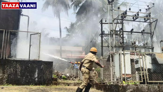 Udupi: Fire breaks out at old KMF milk processing plant; doused after one hour of operation