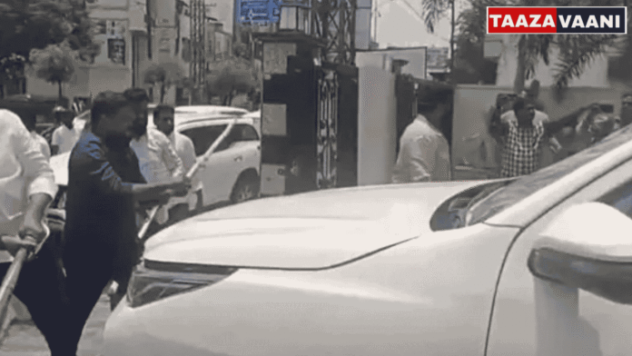 Hyderabad: Kaushik Reddy's controversial statement about Bandi Sanjay; BJP workers attack MLA's office