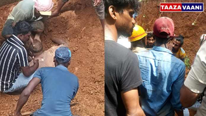 Mangaluru Massive landslide in Kuntikana; Urvada Antony dies after being trapped under the soil! Kuntikana Mangaluru Landslide Accident