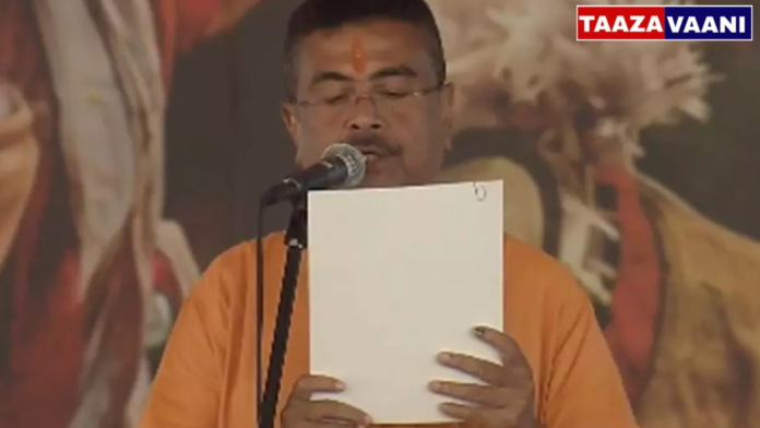 Suvendu Adhikari oath ceremony: Suvendu Adhikari took oath as the first BJP CM of West Bengal