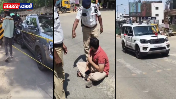 Bangalore Zero traffic for Governor's visit; Pregnant wife stuck in car in middle of road! (3) Bangalore: Zero traffic for Governor's visit; Pregnant wife stuck in car in middle of road!