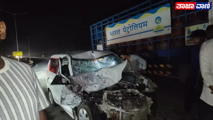 Uppinangady Gas lorry collides with car; Five members of the same family from Karkala are in serious condition! Uppinangady: Gas lorry collides with car; Five members of the same family from Karkala are in serious condition!